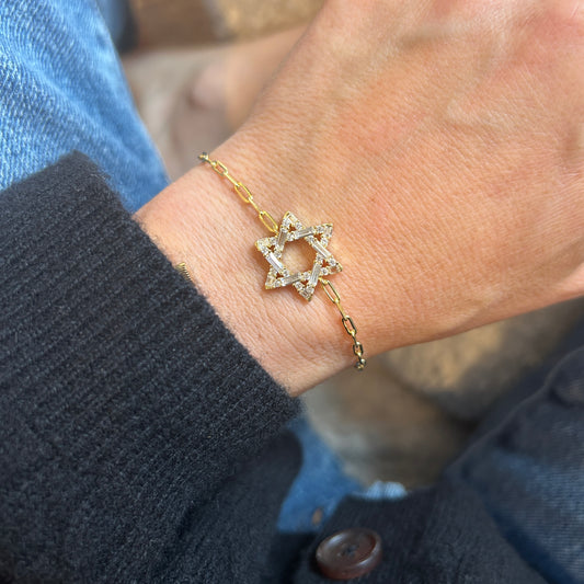 Star of David Gold Bracelet